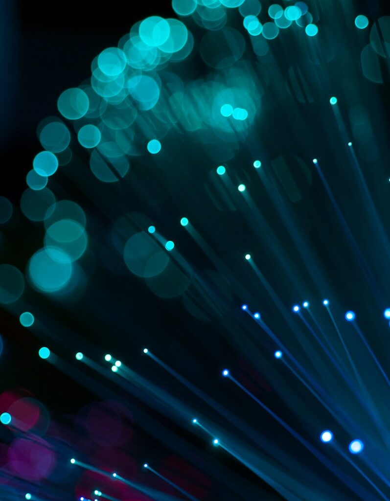 green bokeh lights