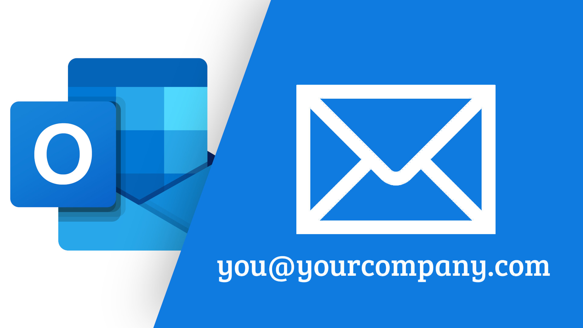 How to add custom email addresses in Outlook App.